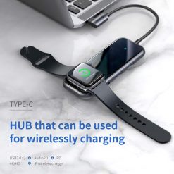 Hub chuyển đổi tích hợp sạc Apple Watch Baseus 6 in 1